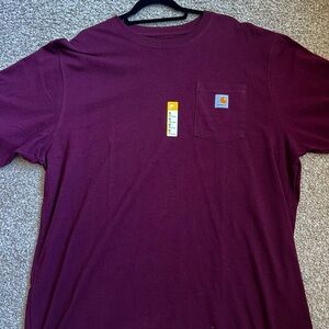 Carhartt Eggplant XL Tall tee shirt